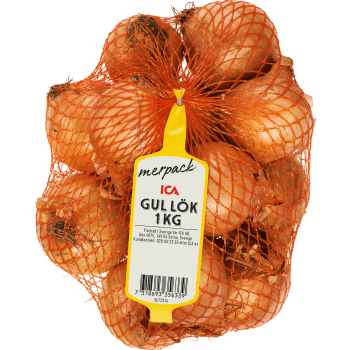 Gul lök 1kg Klass 1 ICA.