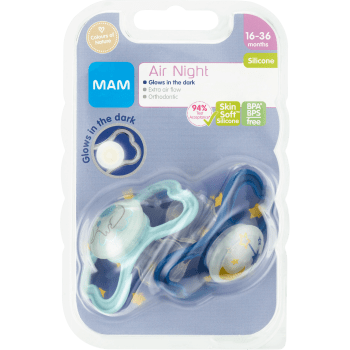 Napp Air Night Silikon 16-36m 2-p MAM.