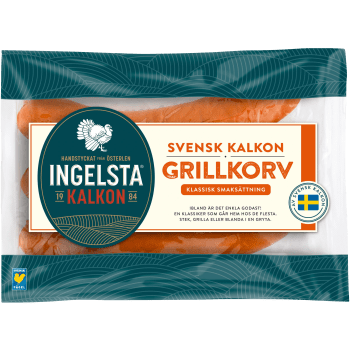 Grillkorv Kalkon 270g Ingelsta Kalkon.