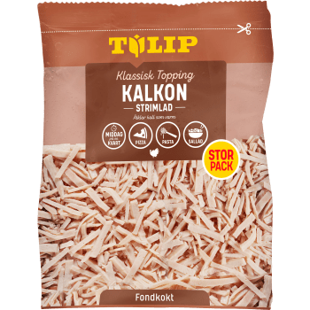 Kalkon Strimlad Kokt 350g Tulip.