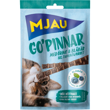 Kattsnacks Gopinnar med öring 15g Mjau.