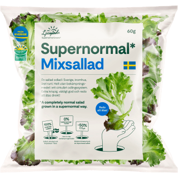Supernormal Mixsallad 60g Supernormal Greens.