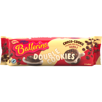 Double Cookies Vanilj 168g Ballerina.