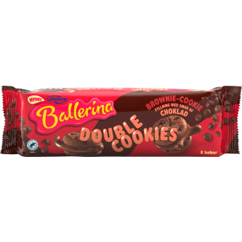 Dubbla Cookies Brownie 168g Ballerina.
