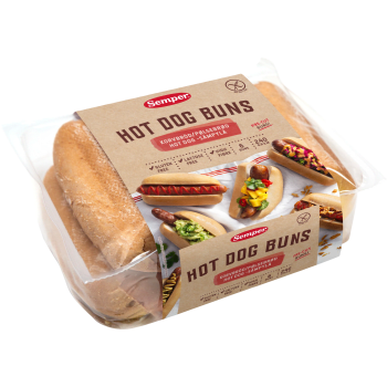 Hot Dog Buns 240g Semper.
