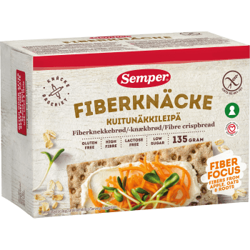 Fiberknäcke 135g Semper.