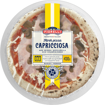 Pizza Capricciosa Färsk 430g Fiorelli.