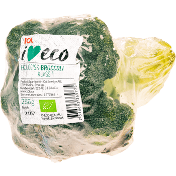 Broccoli Ekologisk 250g Klass 1 ICA I love.