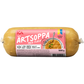 Ärtsoppa med Fläsk 500g ICA.