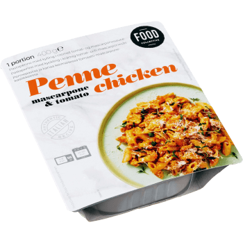 Färdigmat Penne Chicken med Mascarpone och Tomat 400g Food Collective.