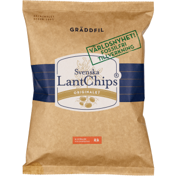 Chips Gräddfil 200g LantChips.