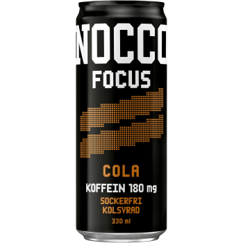 Energidryck Focus cola 33cl Nocco.