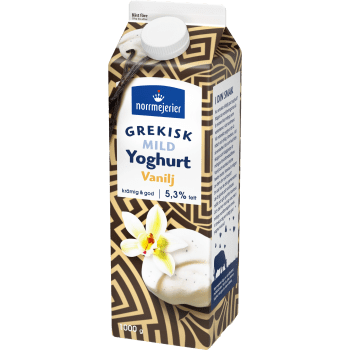 Yoghurt Grekisk Mild Vanilj 5,3% 1000g Norrmejerier.