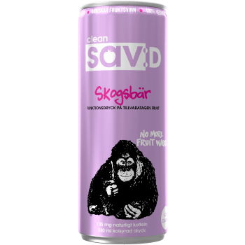 Energidryck Sav:D Skogsbär 33cl Clean Drink.