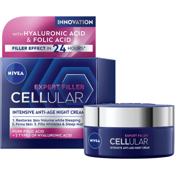 Nattkräm Hyaluron Cellular Filler Firming Night Cream 50ml Nivea.
