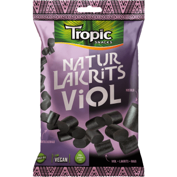Naturlakrits Viol 150g Tropic Snacks.