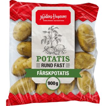 Potatis Rund Fast Färsk 900g Nyhléns Hugosons.