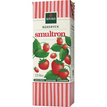 Smultrondryck Drickfärdig 1,5l Kiviks.