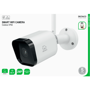 SMART HOME Wi-Fi-kamera utomhus Deltaco.