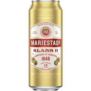 Öl Lager 2,8% 50cl Mariestads.