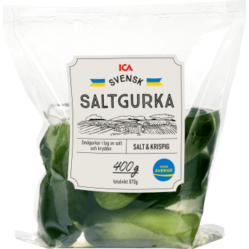 Saltgurka 400g ICA.