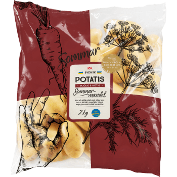 Sommarmandel potatis 2kg Klass 1 ICA.