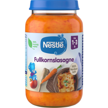 Barnmat Fullkornslasagne 1år 220g Nestle.