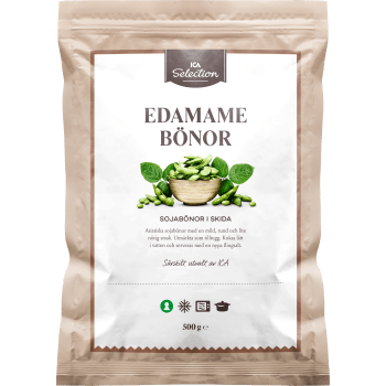 Edamame bönor Fryst 500g ICA Selection.
