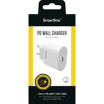 Mobilladdare usb-c 20w pd Smartline.