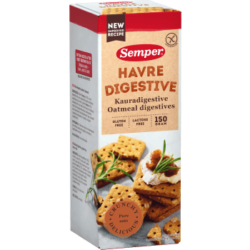 Havredigestive Glutenfri 150g Semper.