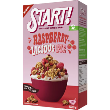 Granola Raspberry Licious pie 500g Start.