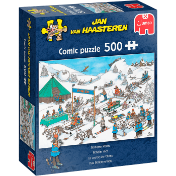 Pussel Reindeer races 500 bitar Jan van Haasteren.