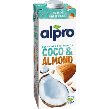 Kokos & Mandeldryck 1,3% 1l Alpro.