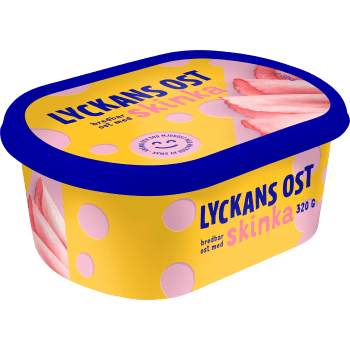 Lyckans Skinka 320 g Lyckans ost.