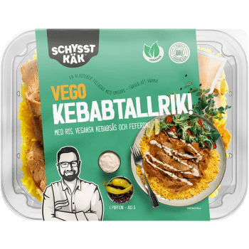 Kebabtallrik Vego 410g Schysst käk.