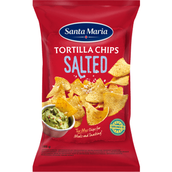 Tortilla Chips Sal 185g Santa Maria.