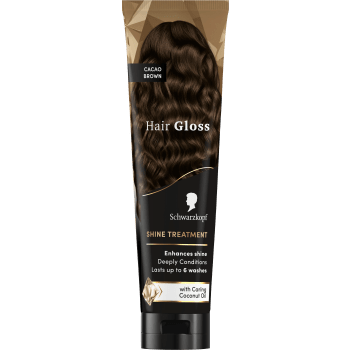 Hair Gloss Shine Treatment Cacao Brown 150ml Schwarzkopf Pure Color.