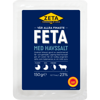 Feta med havssalt 150 g Zeta.