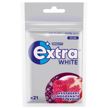 Tuggummi Hallon Granatäpple 29g Extra.