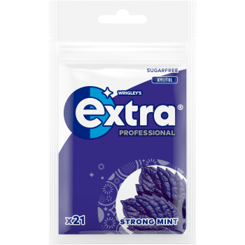 Tuggummi Professional Strong mint 29g Extra.