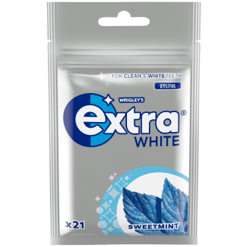 Tuggummi White Sweet mint 29g Extra.