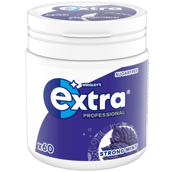 Tuggummi Strong mint 60-p 84g Extra.