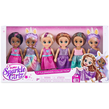 Dockor 6-p Sparkle Girlz.