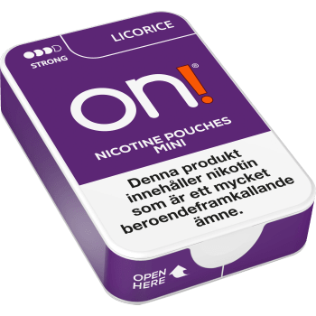 On! Licorice 6mg 6.4g.