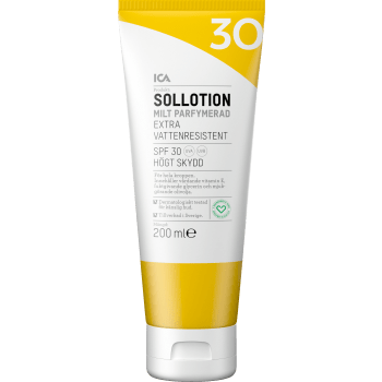 Sollotion SPF 30 200ml ICA Hjärtat.