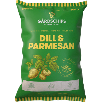 Chips Dill & parmesan 150g Gårdschips.