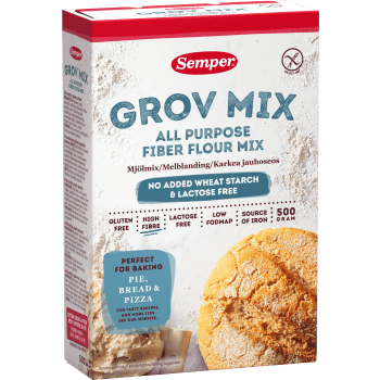 Mjölmix Grov Glutenfri 500g Semper.