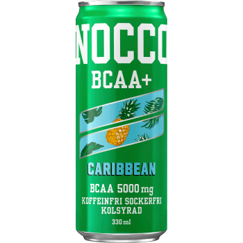 Funktionsdryck BCAA Caribbean Koffeinfri Sockerfri 33cl Nocco.