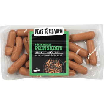 Prinskorv vegan 250g Peas of Heaven.