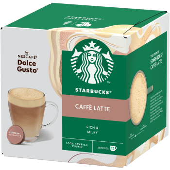 Kaffekapslar DG Caffe Latte 12-p Starbucks.